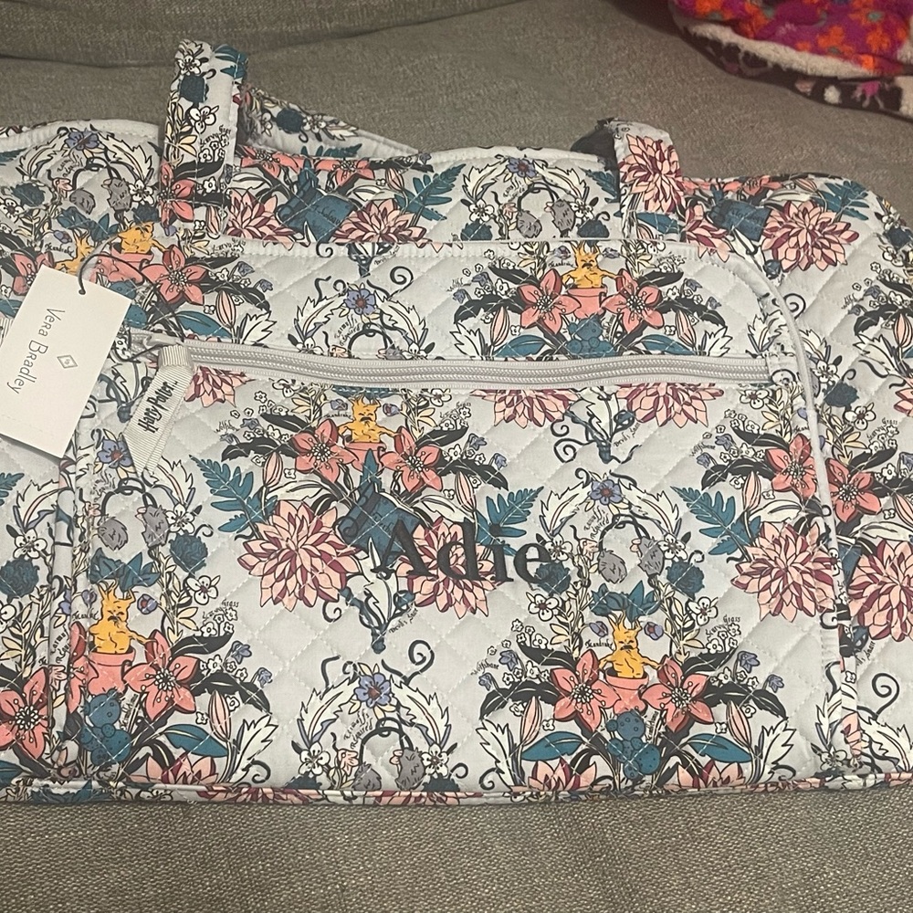 Limited Edition Vera Bradley Harry Potter Herbology Weekender Tote